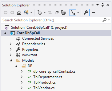 ASP.NET Core - Entity Framework Call Store Procedure