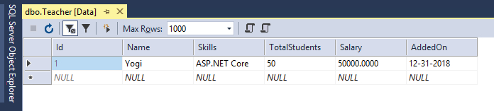 SQL Server Object Explorer in Visual Studio
