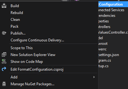 Manage NuGet Packages
