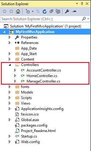 ASP.NET MVC Folder And File Structure