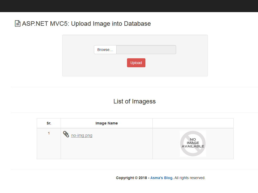 asp net file upload database