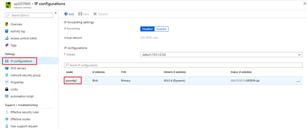 Assign Static Public IP Address To Azure VM