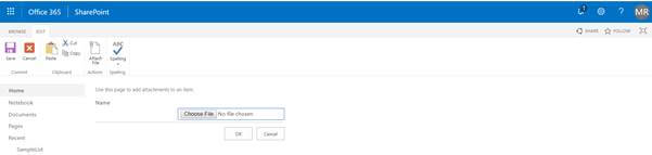 Attach Multiple Files To SharePoint List Item With Default Attachment Of New Form