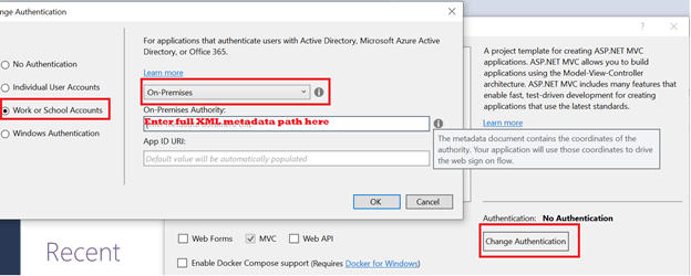 Authenticate From ASP.NET Application To On-Premise AD