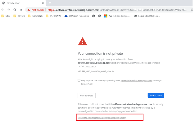 Authenticate From ASP.NET Application To On-Premise AD