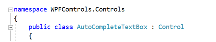 AutoComplete TextBox In WPF