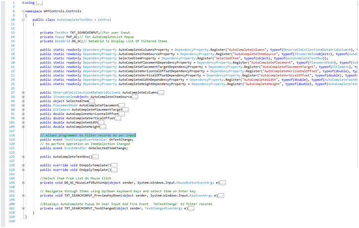 AutoComplete TextBox In WPF