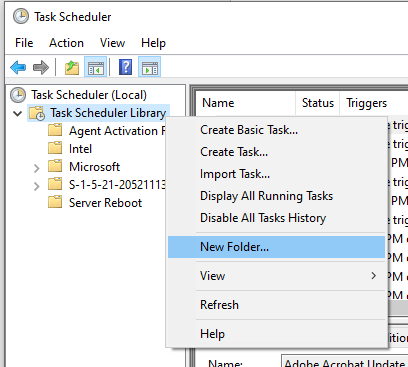 Automate purge process using Windows 10
