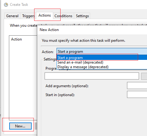 Automate purge process using Windows 10
