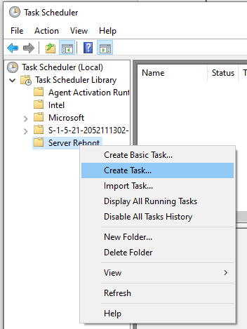 Automate Server Restart Using Task Scheduler
