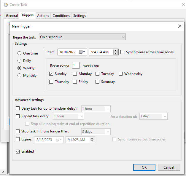 Automate Server Restart Using Task Scheduler