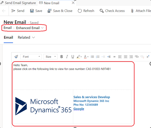 Automated Email Signature with Power Automate in Email Generation