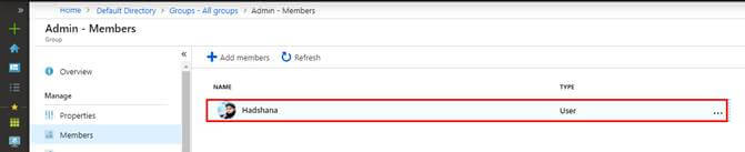 Azure Active Directory User/Group And Azure SQL Database