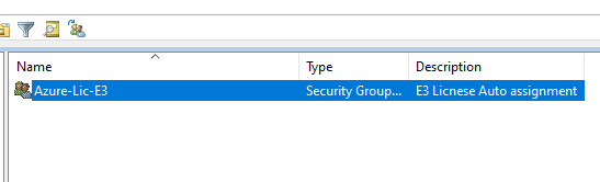 Create group in AD