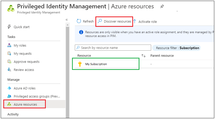 Azure AD Privileged Identity Management