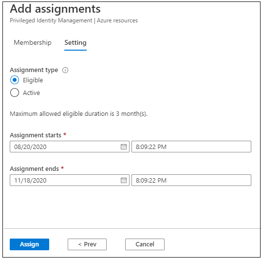 Azure AD Privileged Identity Management