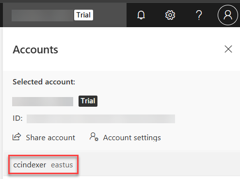 Select accounts