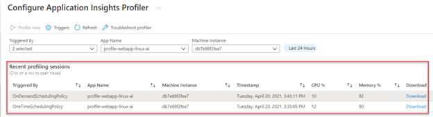 Azure App Service – Profile a .Net Core Application hosted in Azure App Service – Linux