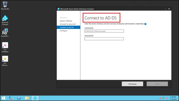 Azure AWS AD Users Sync Up - Install Azure AD Connect in Windows Server