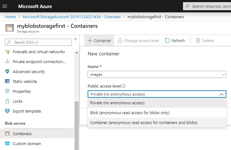 Azure Blob Storage With Security Using .NET