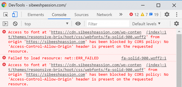 Azure CDN With Azure Web App - Access To Font At CDN Has Been Blocked By CORS Policy