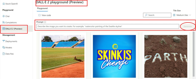 Azure DALL-E 2