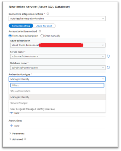 Create Azure Data factory