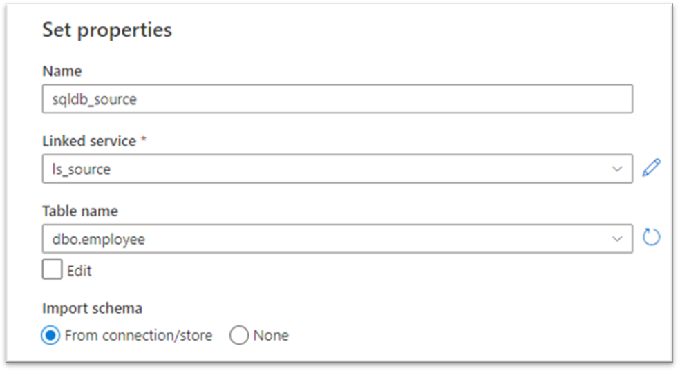 Create Azure Data factory