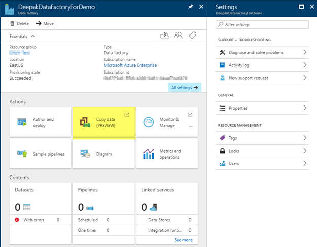 Azure SQL Data Warehouse
