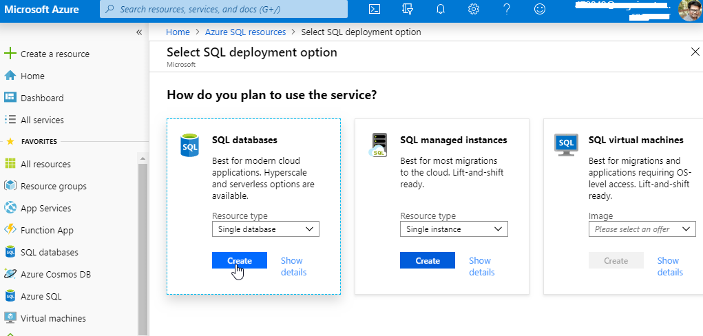 Azure SQL Database In PaaS Model