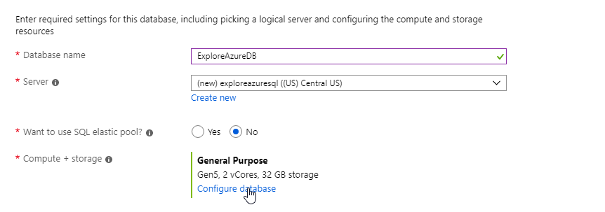 Azure SQL Database In PaaS Model
