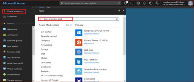 Overview Of The Azure DDoS Protection Standard
