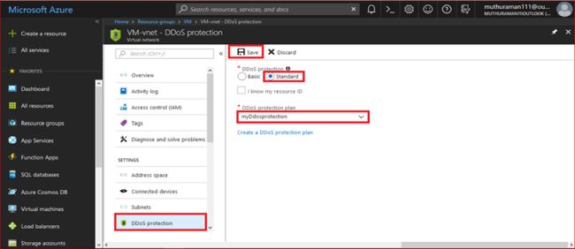 Overview Of The Azure DDoS Protection Standard