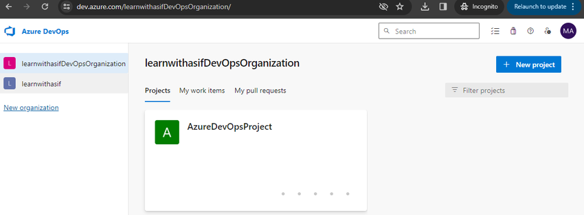 Organization and project