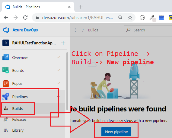 Azure DevOps - CI CD - Build And Release Pipeline - Azure Function