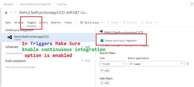 Azure DevOps - CI CD - Build And Release Pipeline - Azure Function