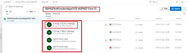 Azure DevOps - CI CD - Build And Release Pipeline - Azure Function