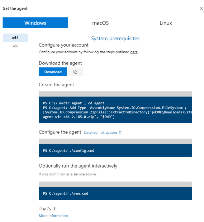 Azure DevOps - Configure Self Hosted Agent For Azure Pipelines