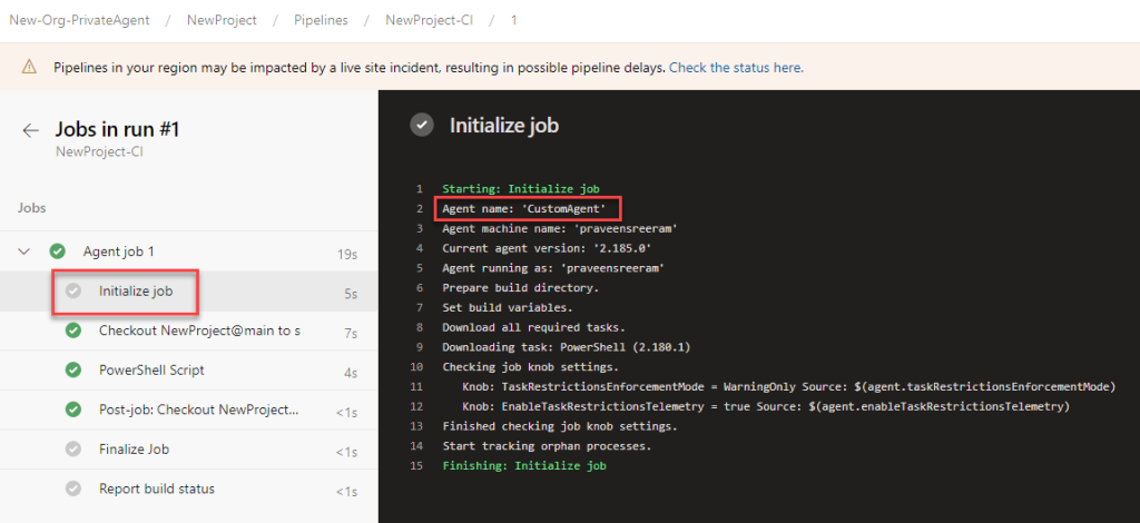 Azure DevOps - Configure Self Hosted Agent For Azure Pipelines