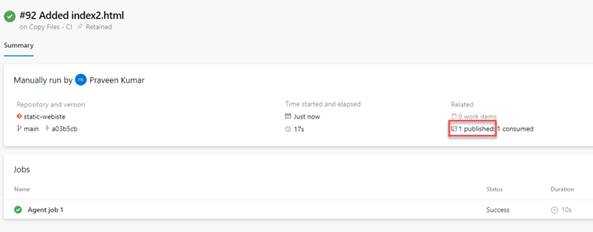 Azure Devops - Copy Files From Git Repository To Azure Storage Account