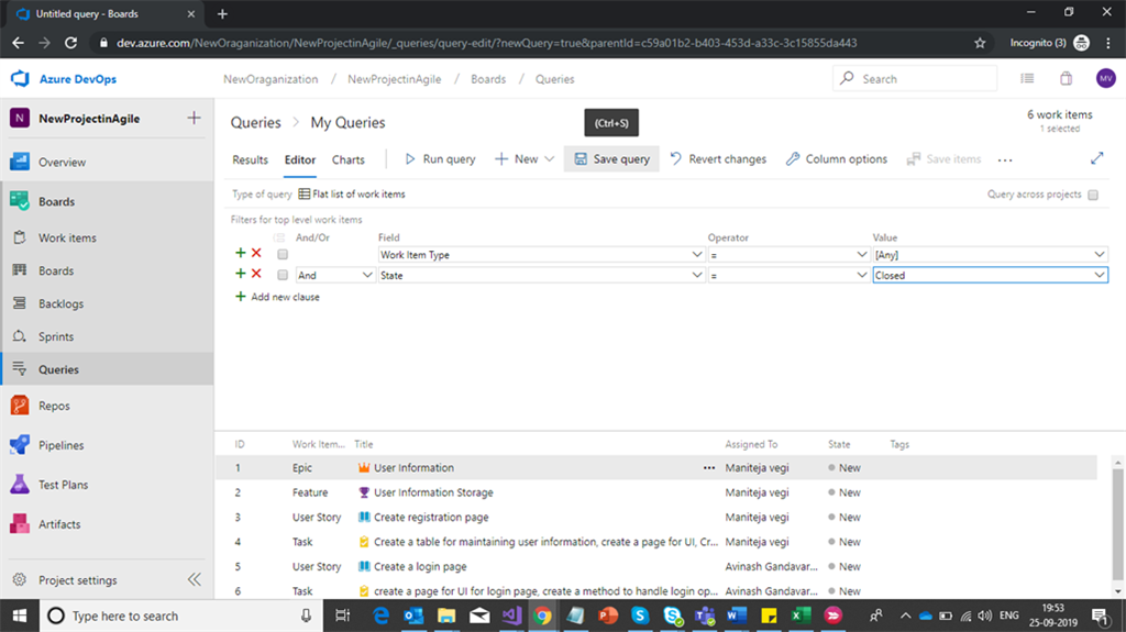 azure devops open in excel azure devops open in excel