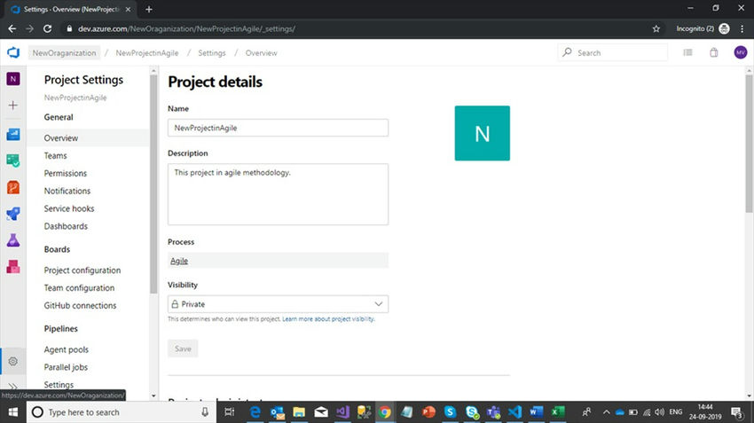 Azure Devops Project Configuration Settings - Part One