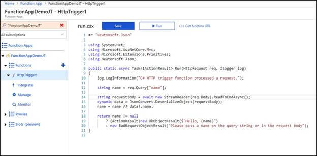 Azure Function - Serverless Computing