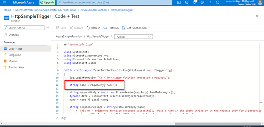 Azure Functions / Logic APP