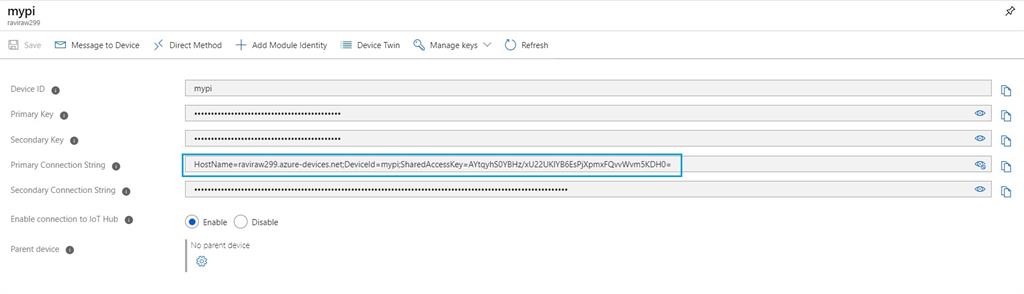 Azure IoT And Raspberry PI - Send Sensor Data To Azure Using Python