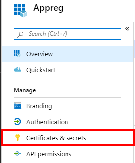 Azure Key Vault Keystore Configuration