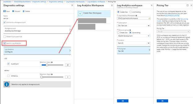 Azure Key Vault Logging