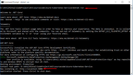 Azure Kubernetes Services - Containerize ASP.NET Core Applications With Docker