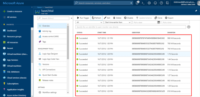 Azure Logic Apps With Step By Step Demo - Part 1