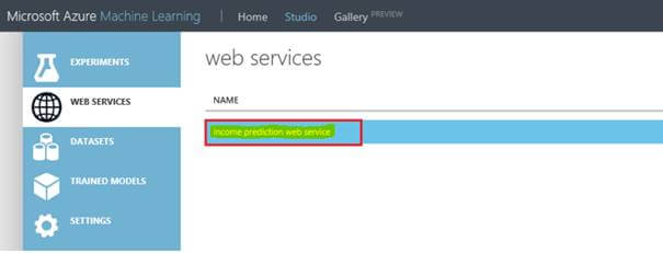 Azure Machine Learning Client And Server Applications